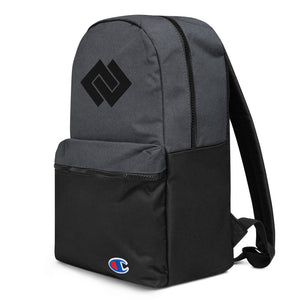 DD Embroidered Champion Backpack - Heather Black / Black